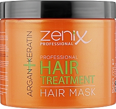 Маска для волосся - Zenix Keratin & Argan — фото N1