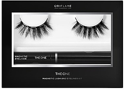 Духи, Парфюмерия, косметика Набор для макияжа глаз - Oriflame The One Magnetic Lash and Eyeliner Kit (lashes + eyeliner/2.5ml)