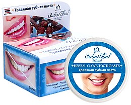 Зубная паста с гвоздикой - Sabai Thai Herbal Clove Toothpaste — фото N1