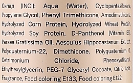 Двухфазный кондиционер с фитокератином, витамином B5 и экстрактом каштана - Moli Cosmetics Tesoro — фото N2