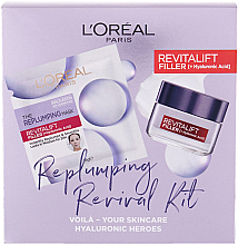 Духи, Парфюмерия, косметика Набор - L'Oreal Paris Replumping Revival Kit (f/cream/50ml + f/mask/35g)