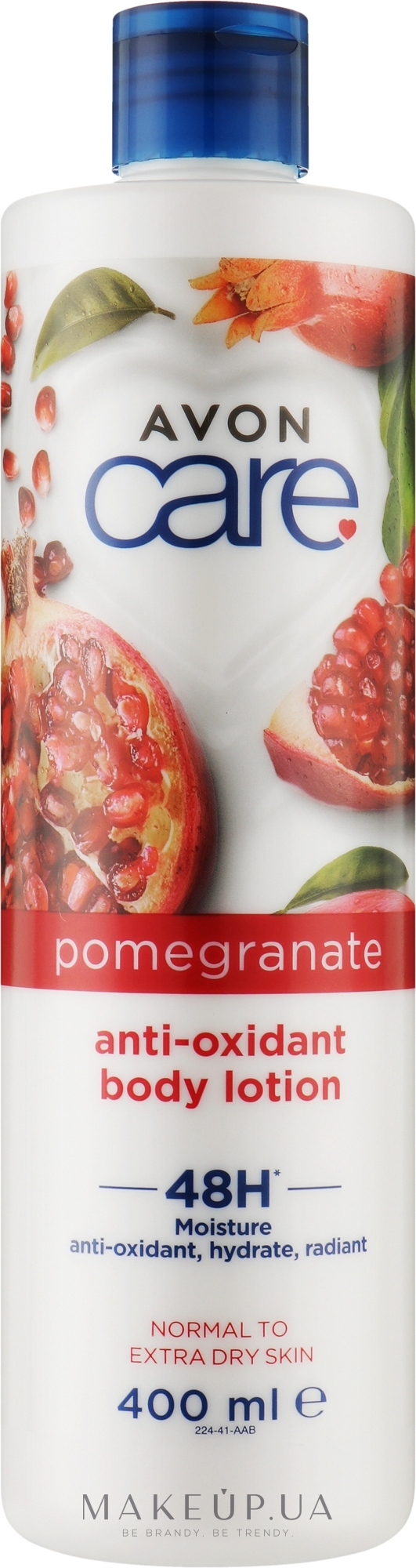 Антиоксидантный лосьон для тела с гранатом для сухой и нормальной кожи - Avon Care Pomegranate Antioxidant Body Lotion — фото 400ml