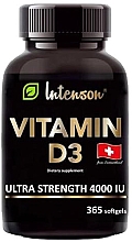 Витамин Д3 4000 IU - Intenson Vitamin D3 — фото N2
