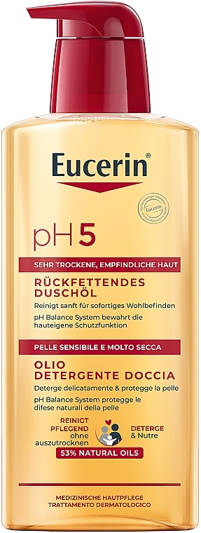 Олія для душу - Eucerin pH5 Shower Oil — фото N10