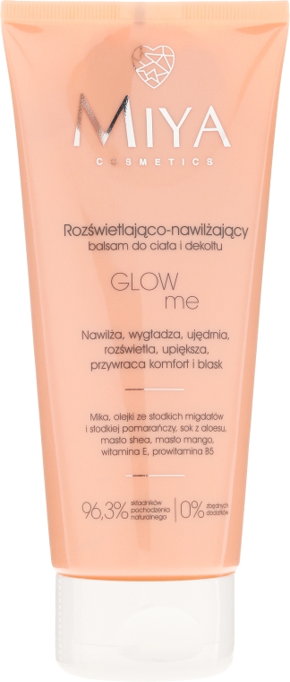 Освітлювальний і зволожувальний бальзам для тіла - Miya Cosmetics Glow Me — фото N1