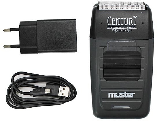 Електробритва й тример для бороди - Muster Maquina Century Black Taglio Zero — фото N1