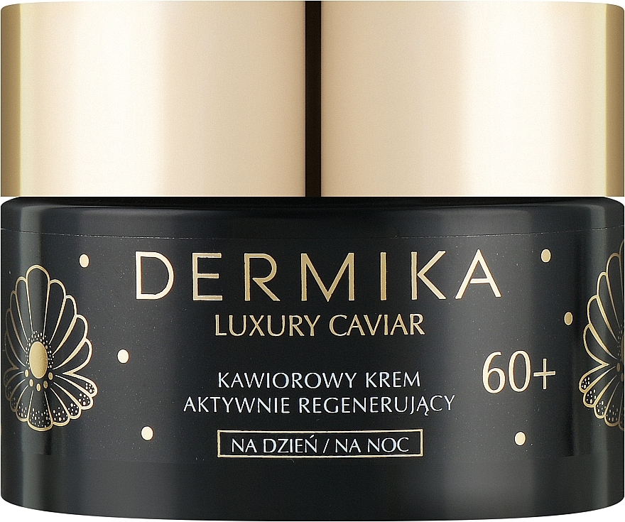 Восстанавливающий дневной и ночной крем для лица - Dermika Luxury Caviar 60+ Cream — фото N1