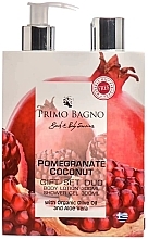 Парфумерія, косметика Набір - Primo Bagno Pomegranate Coconut Gift Set Duo (b/lot/300ml + sh/gel/300ml)