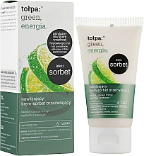 Духи, Парфюмерия, косметика Увлажняющий крем-сорбет для лица - Tolpa Green Moisturizing Cream-Sorbet