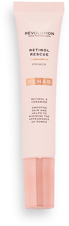 Праймер для лица, скрывающий поры и несовершенства кожи - Makeup Revolution Rehab Retinol Rescue Primer — фото N1