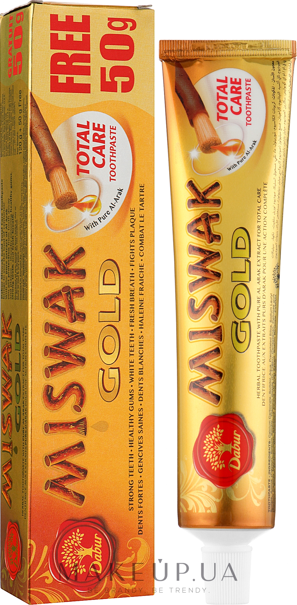 Зубна паста - Dabur Miswak Gold — фото 170g