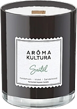 Парфюмированная свеча Santal - Aroma Kultura Perfumed Soywax Candle  — фото N1