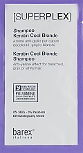 Шампунь "Холодний блонд" - Barex SuperPlex Keratin Cool Blonde Shampoo — фото N2