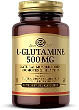 Парфумерія, косметика L-глютамін, 500 мг - Solgar L-Glutamine