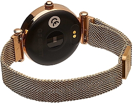 Смарт-часы для женщин, стальные, золотые - Garett Smartwatch Women Lisa — фото N4