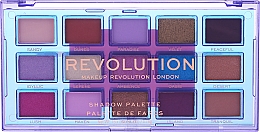 Палетка тіней для повік - Makeup Revolution Reflective Eyeshadow Palette Ultra Violet — фото N2