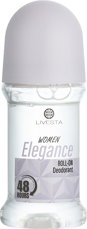 Шариковый дезодорант - Livesta Women Elegance Roll-On Deodorant — фото N1