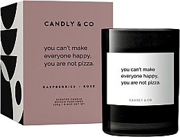 Ароматическая свеча - Candly & Co No.7 You Can't Make Everyone Happy, You Are Not Pizza Scented Candle — фото N1