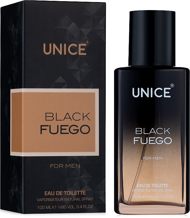 Unice Black Fuego - Туалетная вода — фото N2