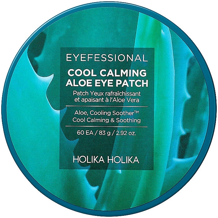 Успокаивающие патчи под глаза с алоэ - Holika Holika Eyefessional Cool Calming Aloe Eye Patch — фото N1