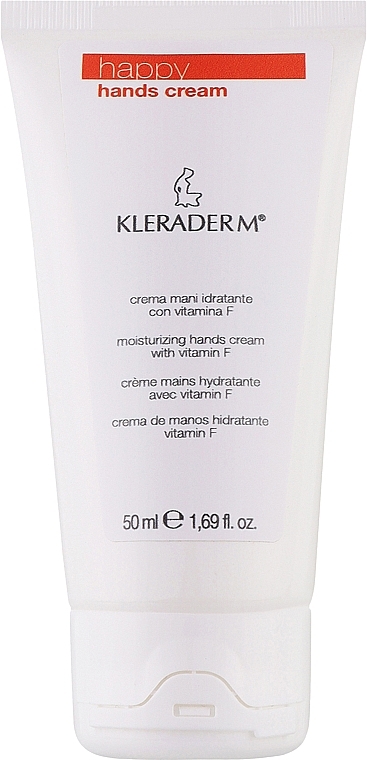 Увлажняющий крем для рук с витамином F - Kleraderm Happy & Body Care Hands Cream — фото N1