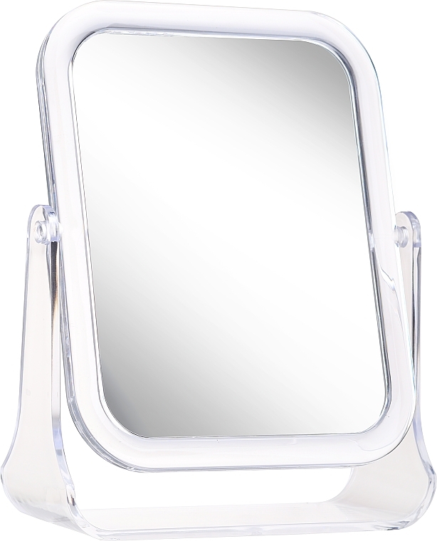 Зеркальце косметическое квадратное 5299, прозрачное - Top Choice — фото N1
