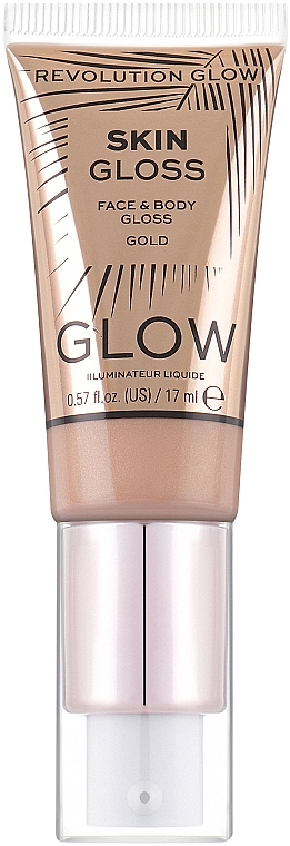 Хайлайтер для обличчя й тіла - Makeup Revolution Glow Face & Body Gloss Illuminator — фото N1