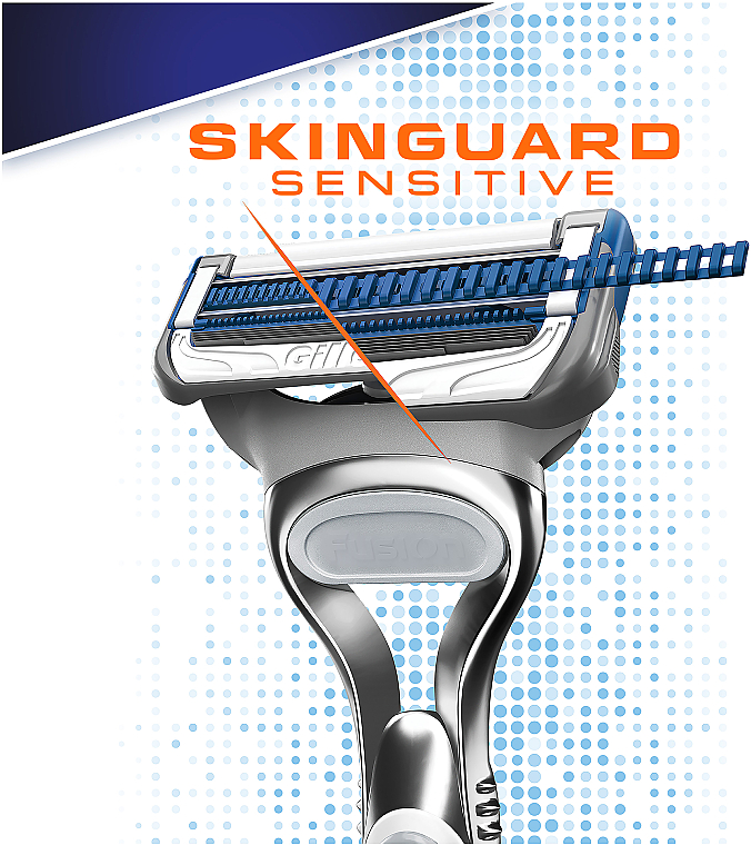 Сменные кассеты для бритья, 4 шт - Gillette SkinGuard Sensitive — фото N4