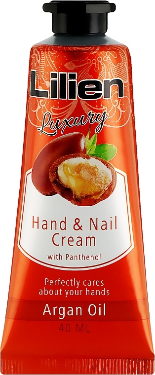 Крем для рук и ногтей - Lilien Hand And Nail Cream Argan — фото N1
