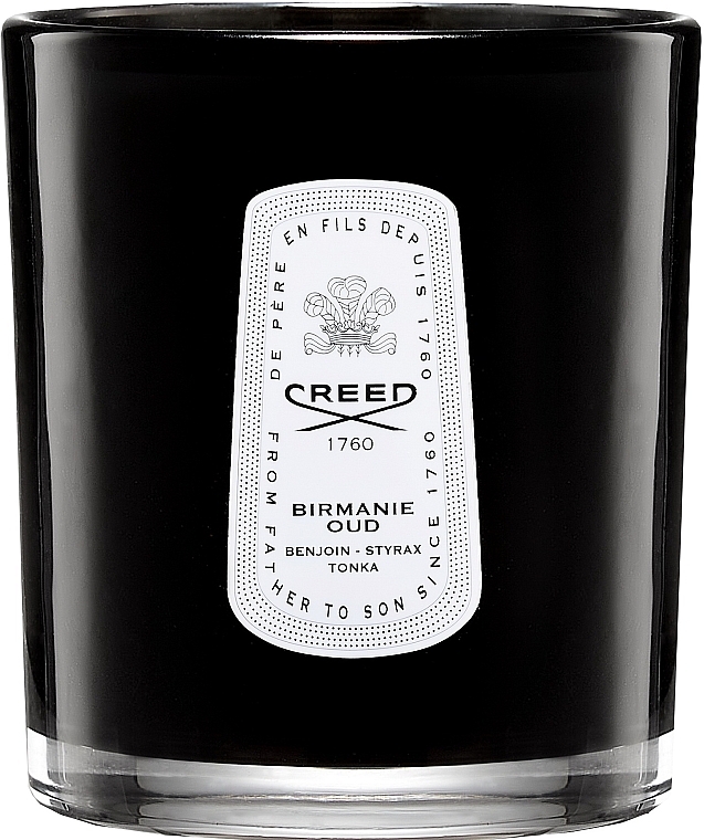 Creed Birmanie Oud Blue Leather Candle - Парфюмированная свеча — фото N1