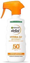 Солнцезащитный спрей - Garnier Delial Ambre Solaire Hydra 24h Protect Spray SPF50+ — фото N1
