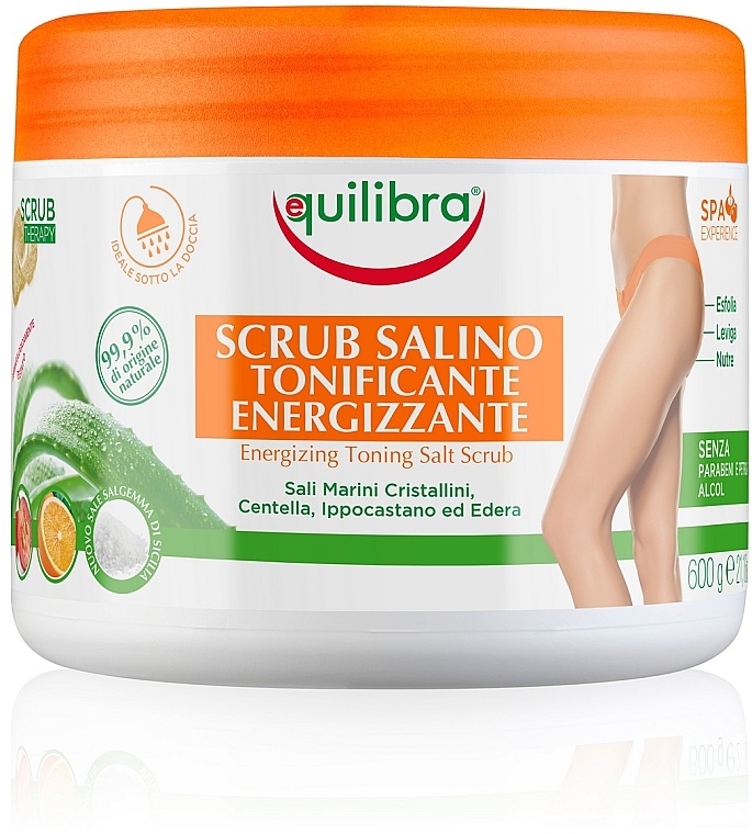 Скраб для тела - Equilibra Energizing Toning Salt Scrub — фото N1