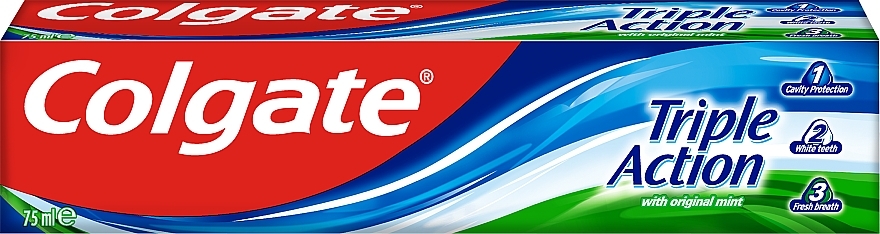 Зубная паста "Тройное действие" комплексная - Colgate Triple Action — фото N7