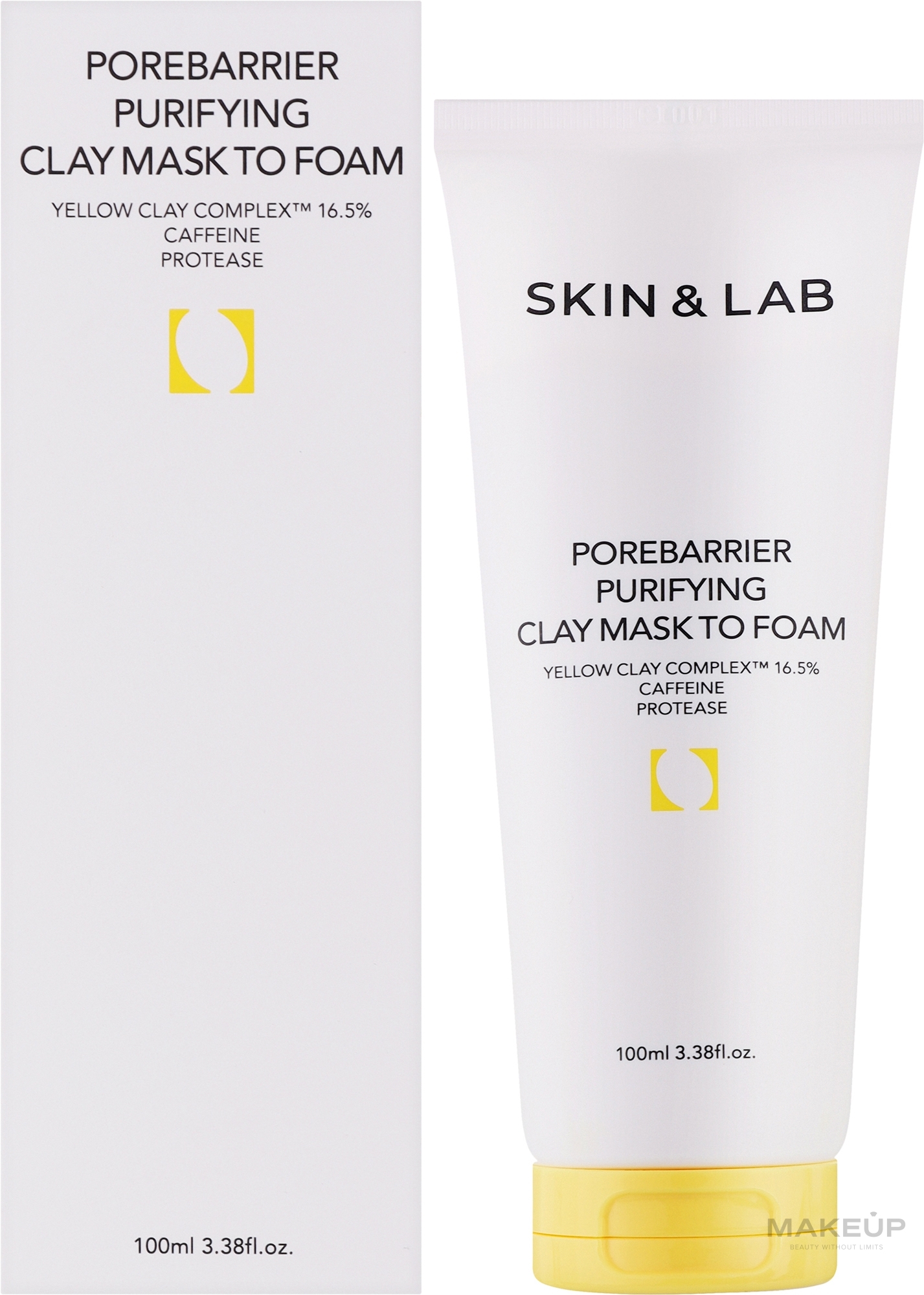 Маска-пенка для умывания - Skin&Lab Porebarrier Purifiying Clay Mask To Foam — фото 100ml