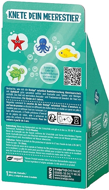 Бомбочка для ванны "Таинственное сокровище" - Kneipp Nature Kids Bath Fizzy — фото N2