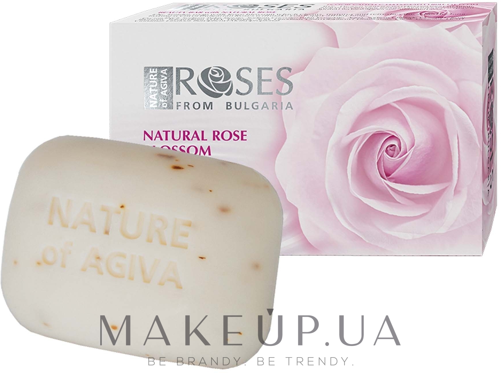 Мыло для рук "Белая роза" - Nature of Agiva White Rose Soap — фото 75g