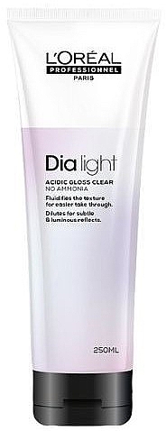 Прозорий тонер на кислотній основі - L'Oreal Professionnel Dialight Acidic Gloss Clear — фото N1