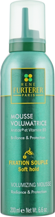 Мус для обсягу слабкої фіксації - Rene Furterer Anti-dehydrating Volumizing Mousse Soft Hold  — фото N1