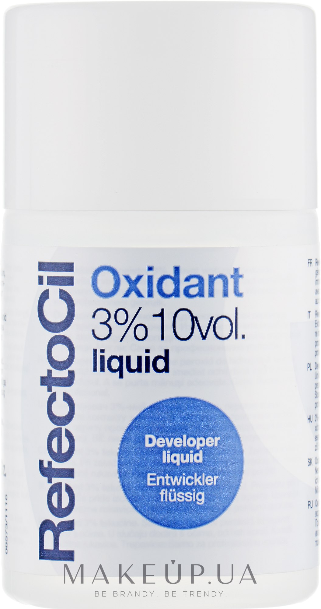 Окислювач 3% рідкий - RefectoCil Oxidant — фото 100ml