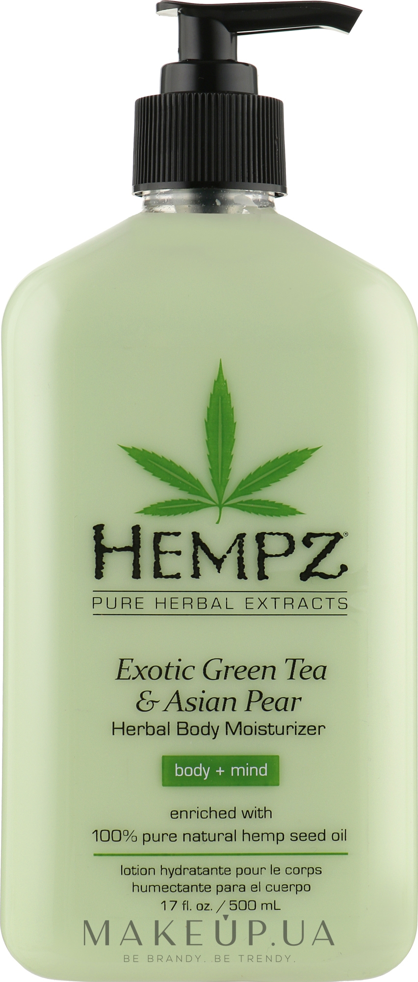 Молочко для тіла "Зелений чай та азіатська груша" - Hempz Exotic Green Tea & Asian Pear Herbal Moisturizer — фото 500ml