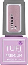 Парфумерія, косметика Кольоровий топ для нігтів - Tufi Profi Premium Color Top