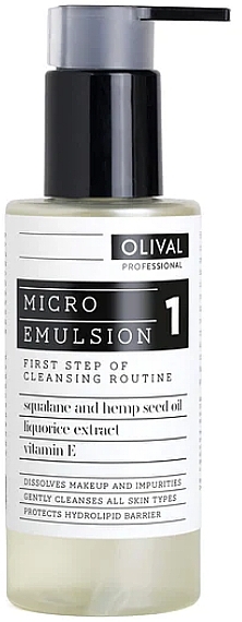 Мікроемульсія для першого етапу очищення обличчя - Olival Micro Emulsion 1 — фото N1