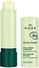 Парфумерія, косметика Зволожувальна помада для губ - Nuxe Sweet Lemon Moisturizing Lipstick
