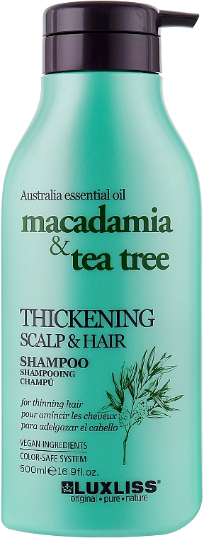 Укрепляющий шампунь для волос - Luxliss Thickening Scalp & Hair Shampoo — фото N3