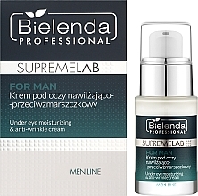 Зволожувальний крем для шкіри навколо очей проти зморщок - Bielenda Professional SupremeLab For Man — фото N2