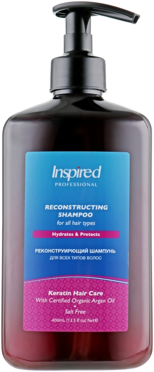 Кератиновый реконструирующий шампунь - Inspired Keratin Reconstructing Shampoo