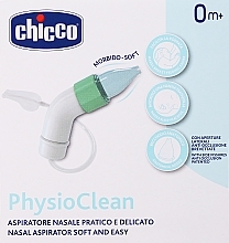 Дитячий назальний аспіратор, з народження - Chicco PhysioClean Nasal Aspirator Soft and Easy — фото N1