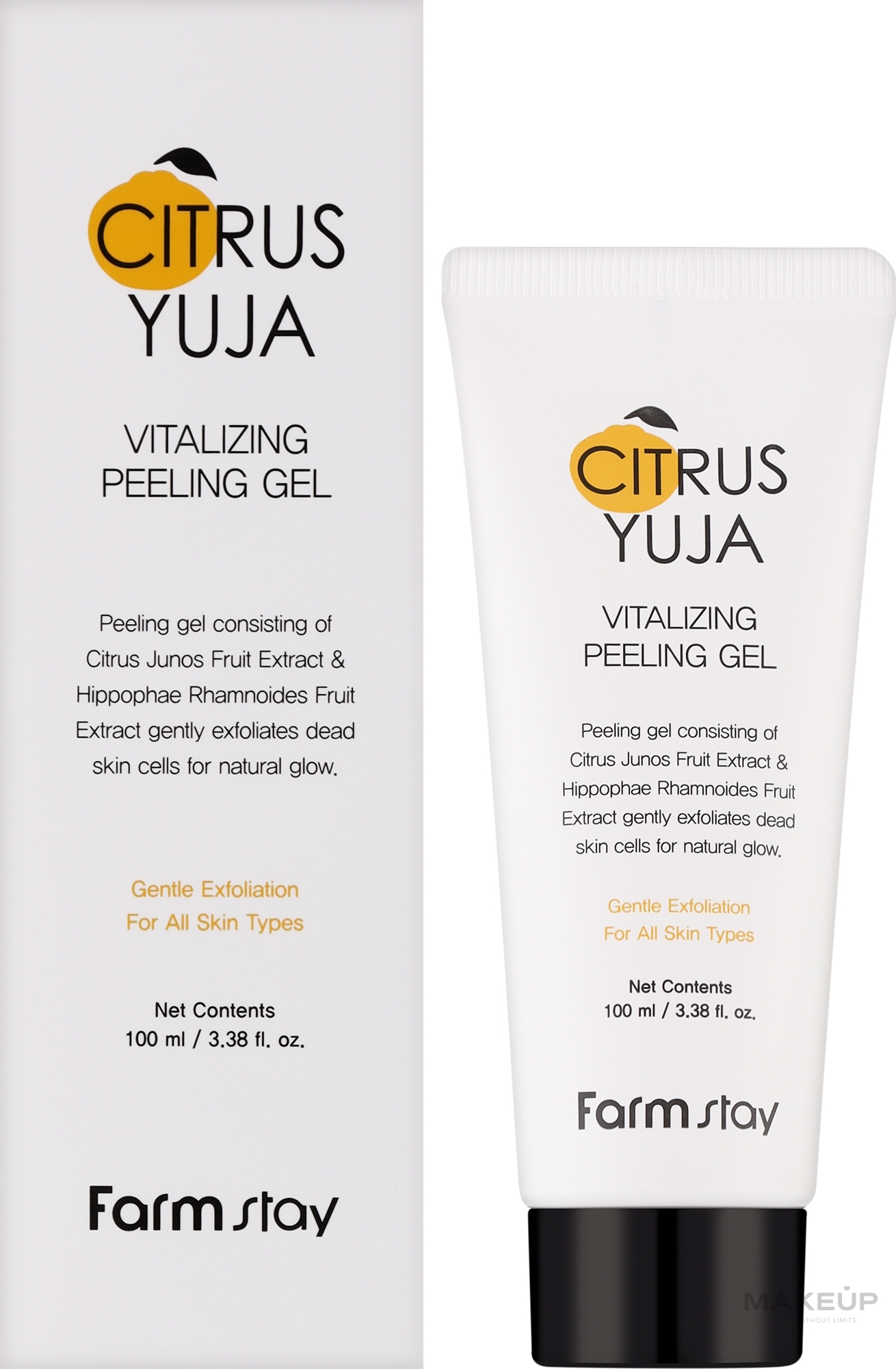 Пілінг-гель для обличчя - FarmStay Citrus Yuja Vitalizing Peeling Gel — фото 100ml