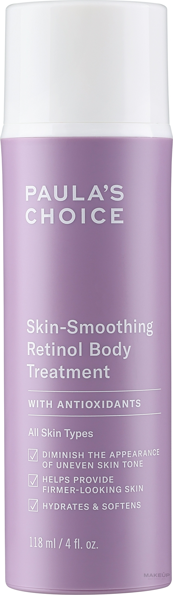 Лосьйон для тіла з ретинолом - Paula's Choice Skin Smoothing Retinol Body Treatment — фото 118ml