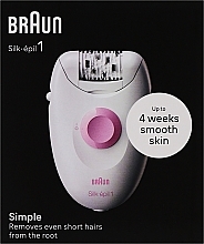 Епілятор - Braun Silk-Epil 1 SE 1-000 — фото N2